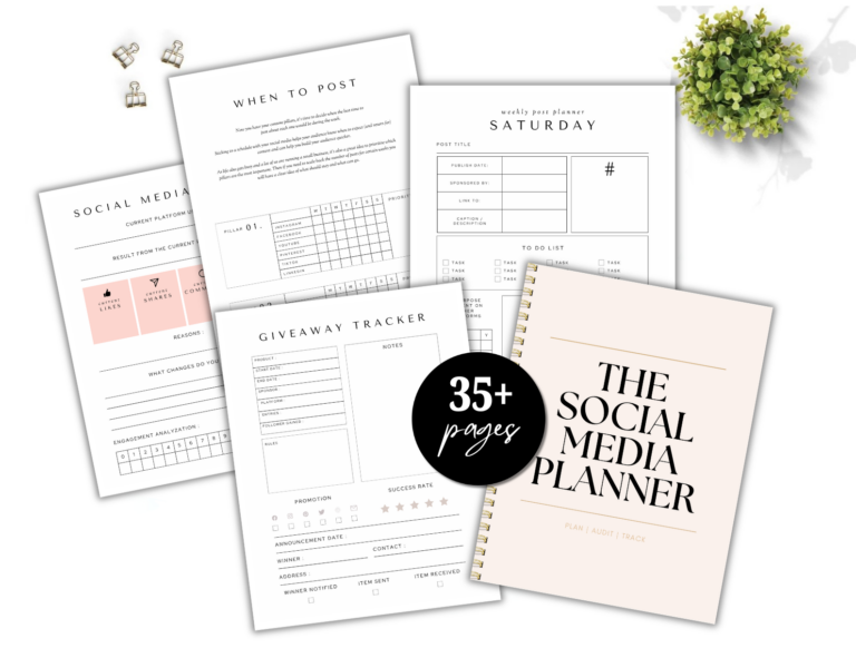 How I Got Social Media to Work for My Business (+ Free Social Media Planner & Content Calendar)