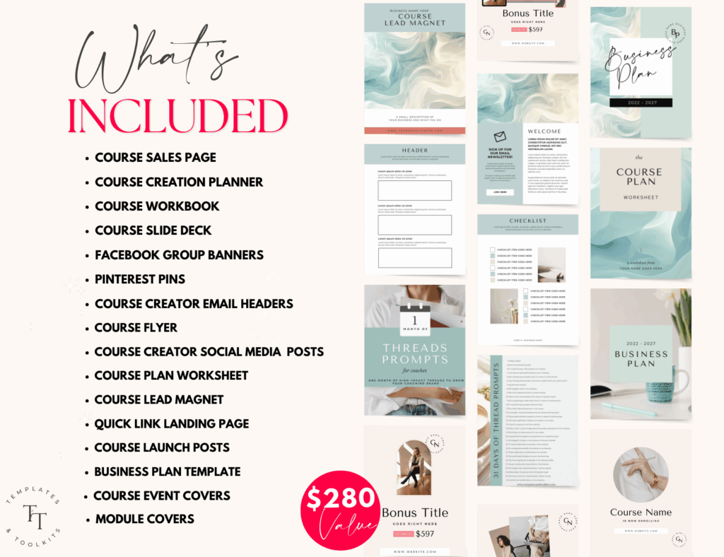 The Complete Course Creator Toolkit Bundle - Templates and Toolkits