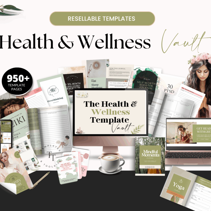 Health & Wellness Template Vault (With Resale Rights)