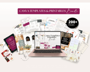 Done-For -You Canva Templates and Printables Bundle
