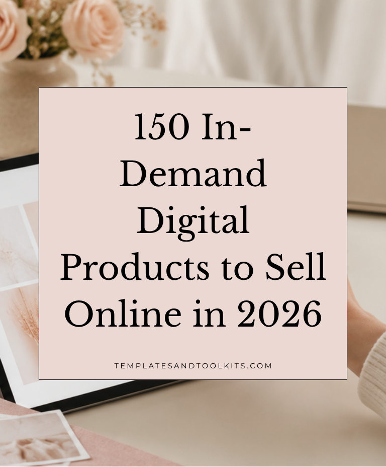 150 In-Demand Digital Products To Sell Online in 2026